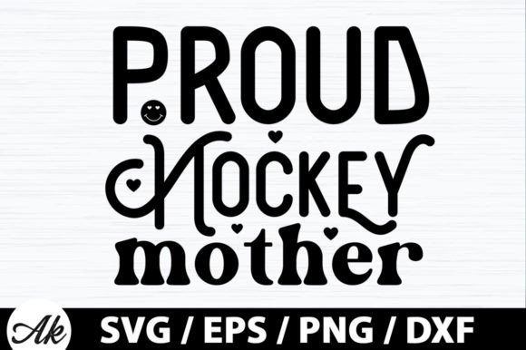 Download Proud Hockey Mother Retro SVG - Premium Resources