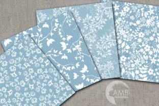 Download Shabby Chic Lace Digital Papers AMB-1915 - Premium Resources